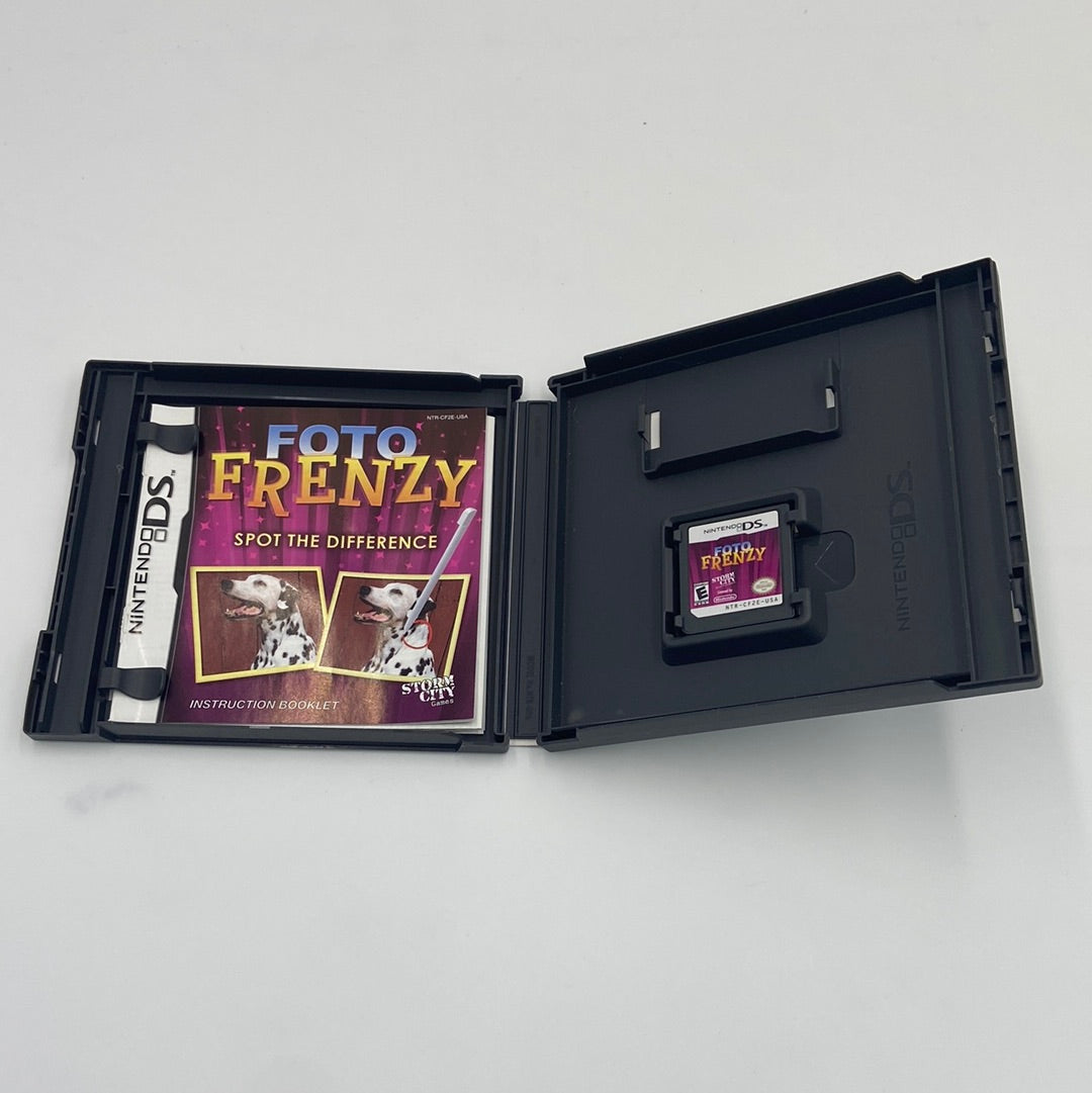 Foto Frenzy: Spot the Difference (Nintendo DS, 2009) Includes Manual + Insert