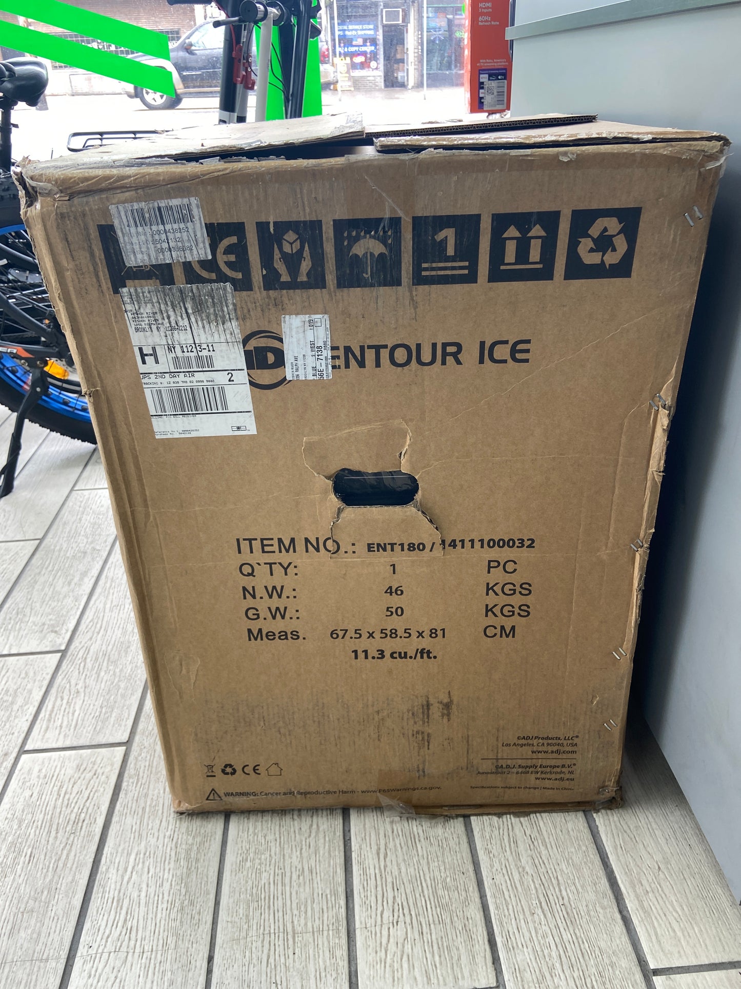 New ADJ Entour Dry Ice Fog Machine