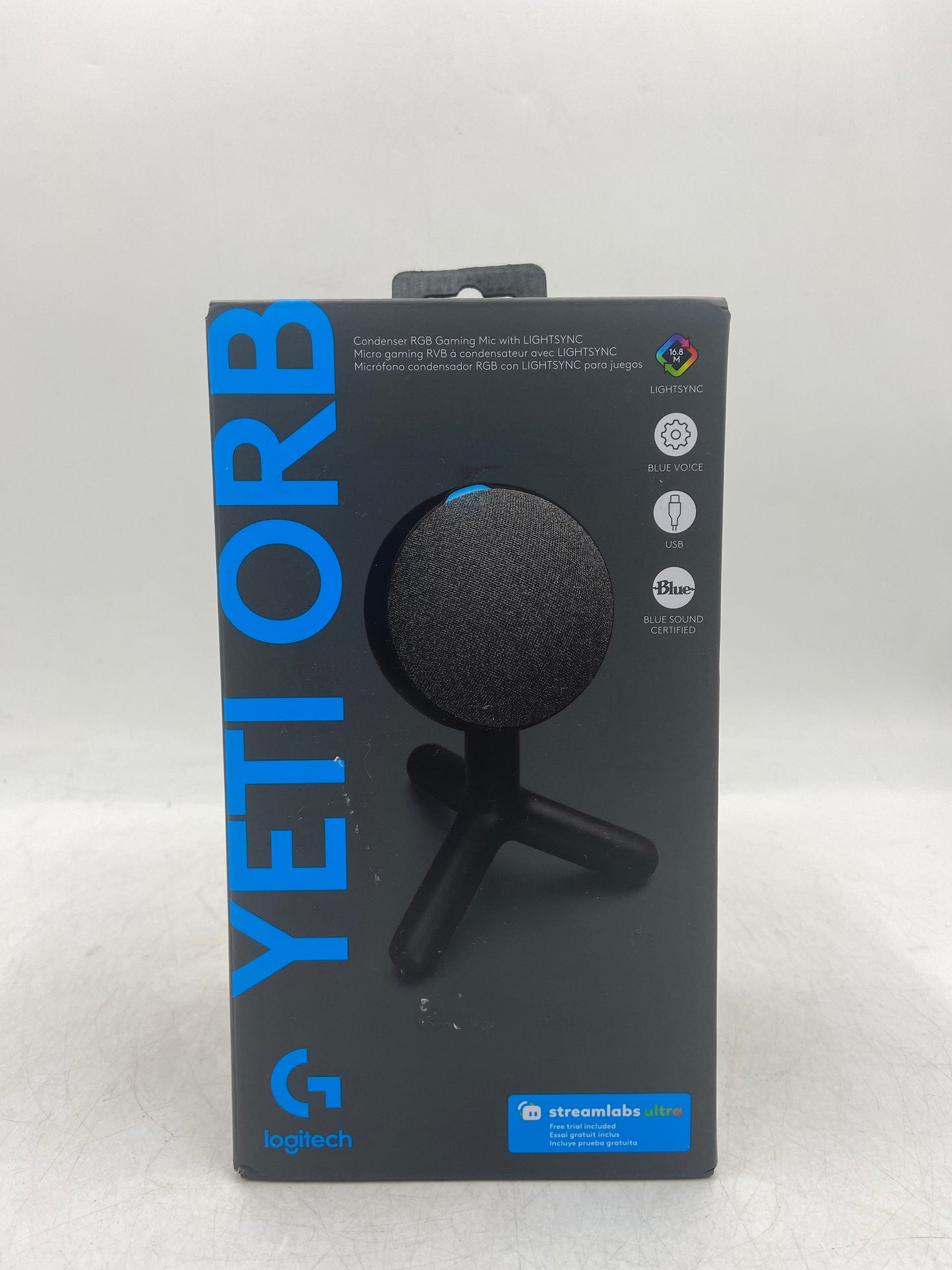 New Logitech Yeti Orb RGB Condenser Gaming Mic 988-000549