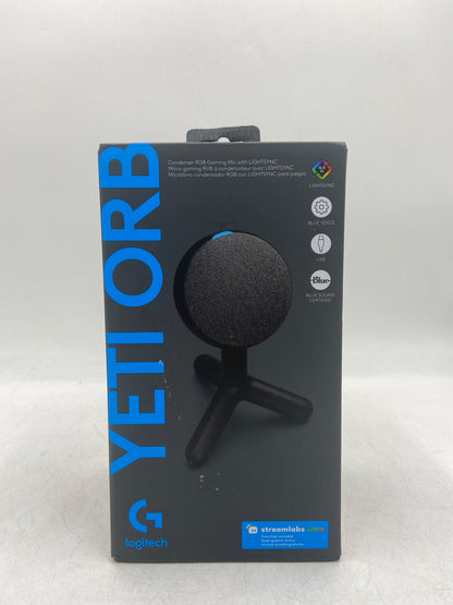 New Logitech Yeti Orb RGB Condenser Gaming Mic 988-000549