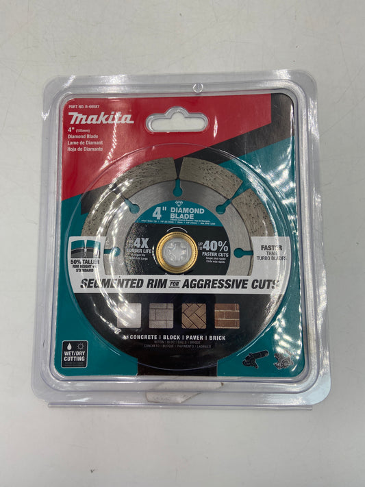 New Makita 4" Segmented Rim Diamond Blade