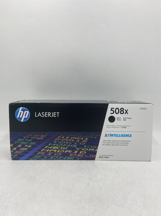 New HP 508x CF360X Black Toner Cartridge