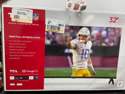 New TCL 32" 32S350G 1080p Full HD Resolution LED 1080p Smart TV