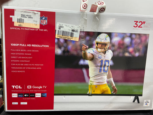 New TCL 32" 32S350G 1080p Full HD Resolution LED 1080p Smart TV