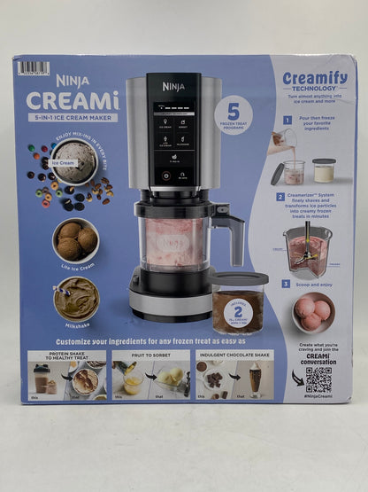 New Ninja Creami 5-In-1 Ice Cream Maker NC300WH