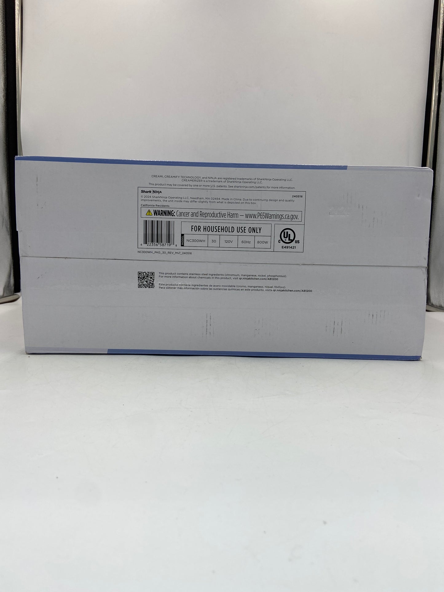 New Ninja Creami 5-In-1 Ice Cream Maker NC300WH