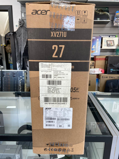 New Acer 27" XV272U WQHD IPS 240Hz Gaming Monitor