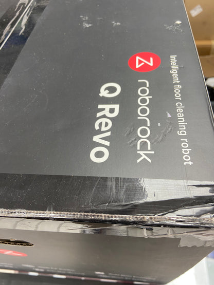 New Roborock Q Revo Black Robotic Vacuum Cleaner & Empty Wash Fill Dock QX0PEA