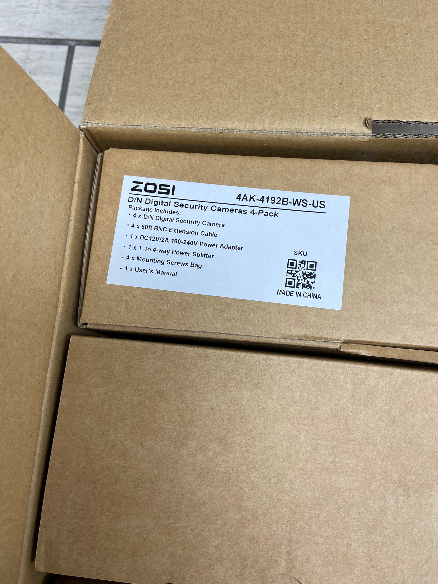 New ZOSI 8-Camera 8-Channel Video Surveillance System Smart Security System 8VMA-419W8S-00-US