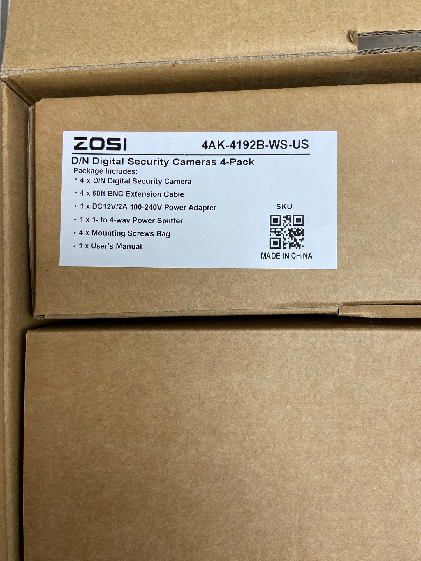 New ZOSI 8-Camera 8-Channel Video Surveillance System Smart Security System 8VMA-419W8S-00-US