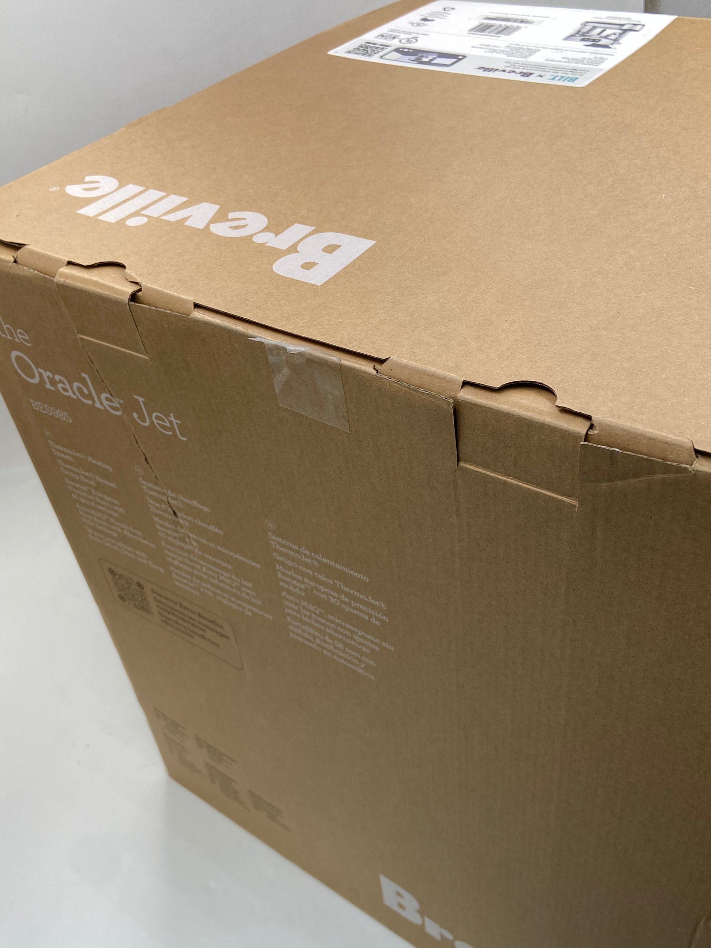 New Breville The Oracle Jet (Brushed, Stainless Steel) All-In-One Coffee Espresso Machine BES985