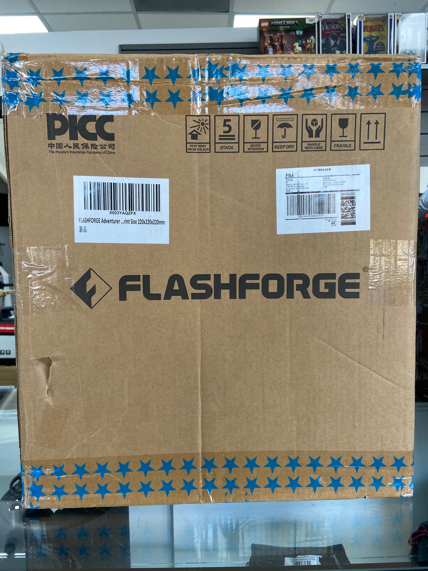 New Flashforge Adventurer 5M 13kg  Black 3D Printer