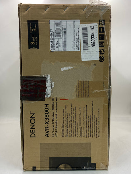 New Denon AVRE-X3800H 8K Ultra HD 105 W 9.4 Channel AV Receiver AVRE-X3800H