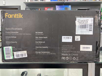 New Fanttik Aero x Robotic Pool Cleaner 6h Runtime Pool Cleaner