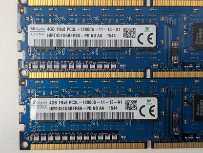 SK Hynix 4GB PC3L-12800U DDR3L 1600MHz HP Desktop RAM Memory Bulk Lot