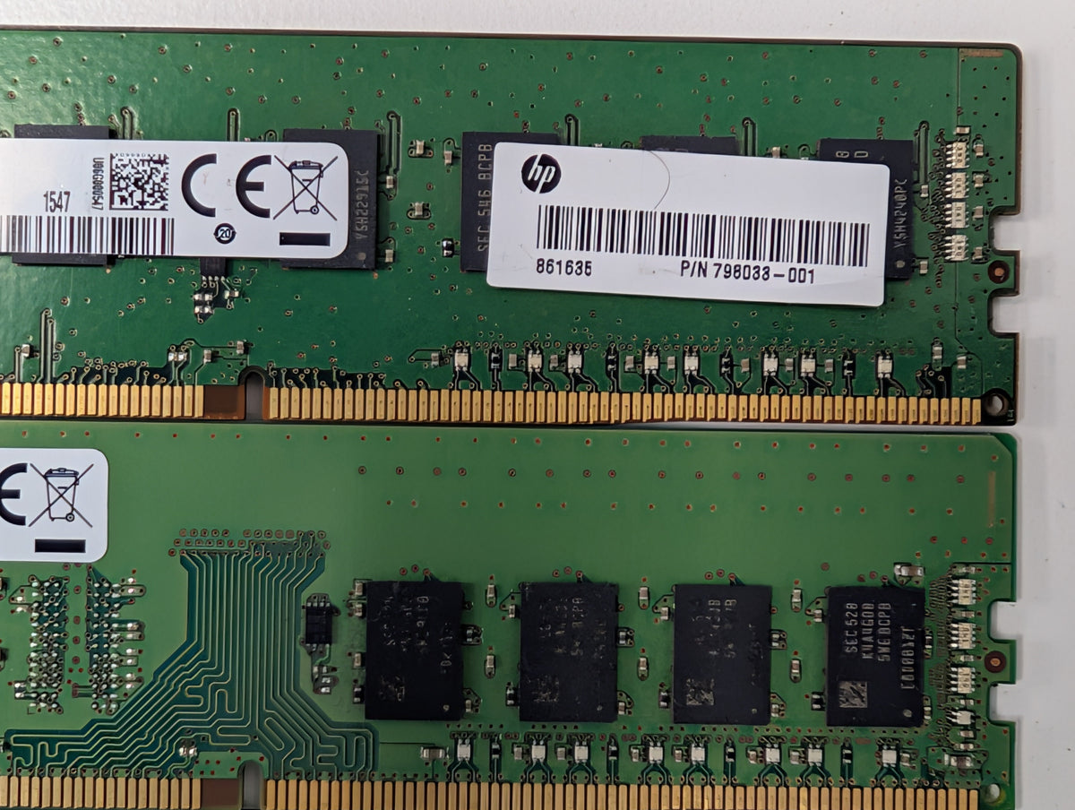 Samsung HP 4GB DDR4 2133MHz PC4-17000 UDIMM M378A5143EB1-CPB RAM Memory Lot Set