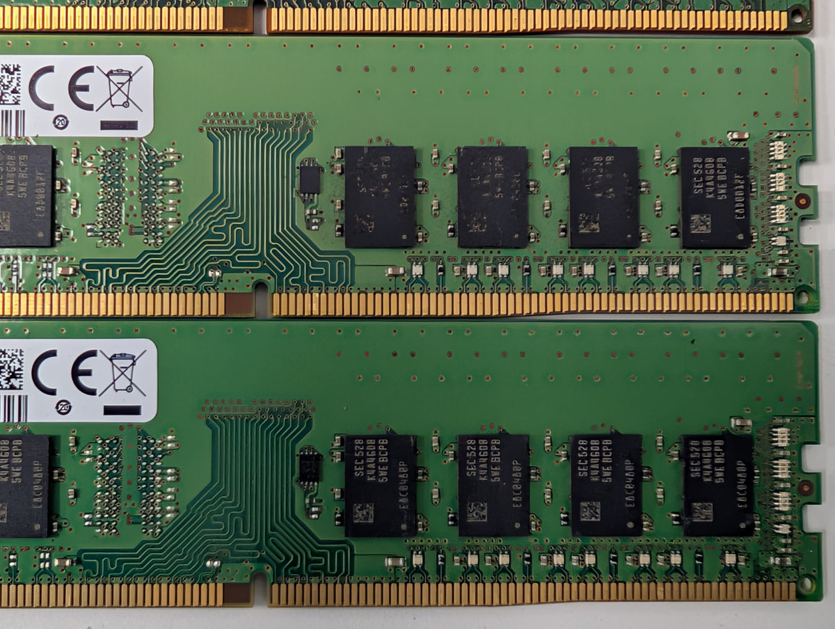 Samsung HP 4GB DDR4 2133MHz PC4-17000 UDIMM M378A5143EB1-CPB RAM Memory Lot Set
