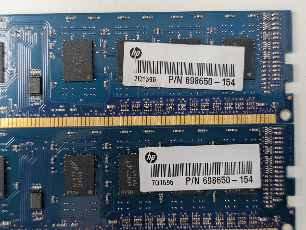Kingston HP 4GB PC3L-12800U DDR3 1600MHz UDIMM Desktop Memory Ram Lot 698650-154