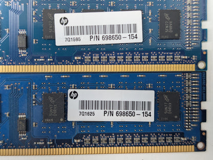 Kingston HP 4GB PC3L-12800U DDR3 1600MHz UDIMM Desktop Memory Ram Lot 698650-154