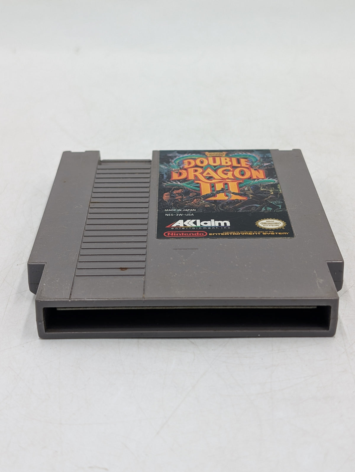 Double Dragon III The Sacred Stones Nintendo NES 1991 Video Game Cartridge