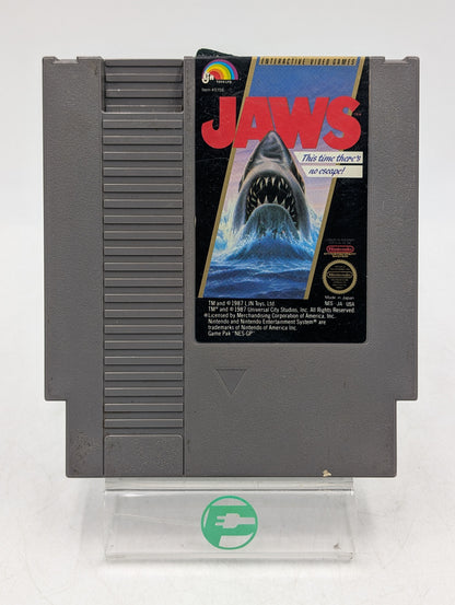 Jaws Nintendo NES 1987 Video Game Cartridge LJN LTD NES-JA-USA