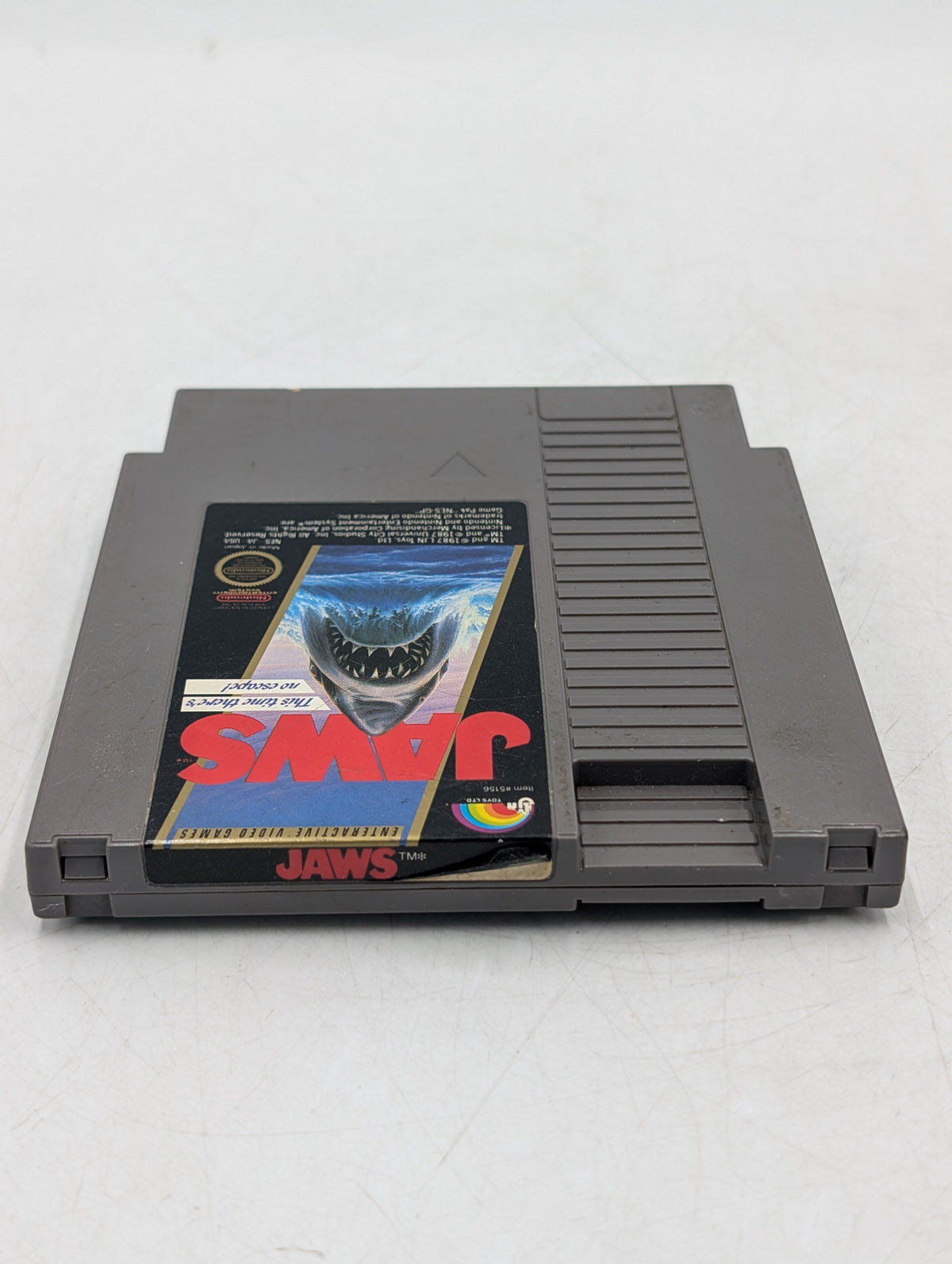 Jaws Nintendo NES 1987 Video Game Cartridge LJN LTD NES-JA-USA