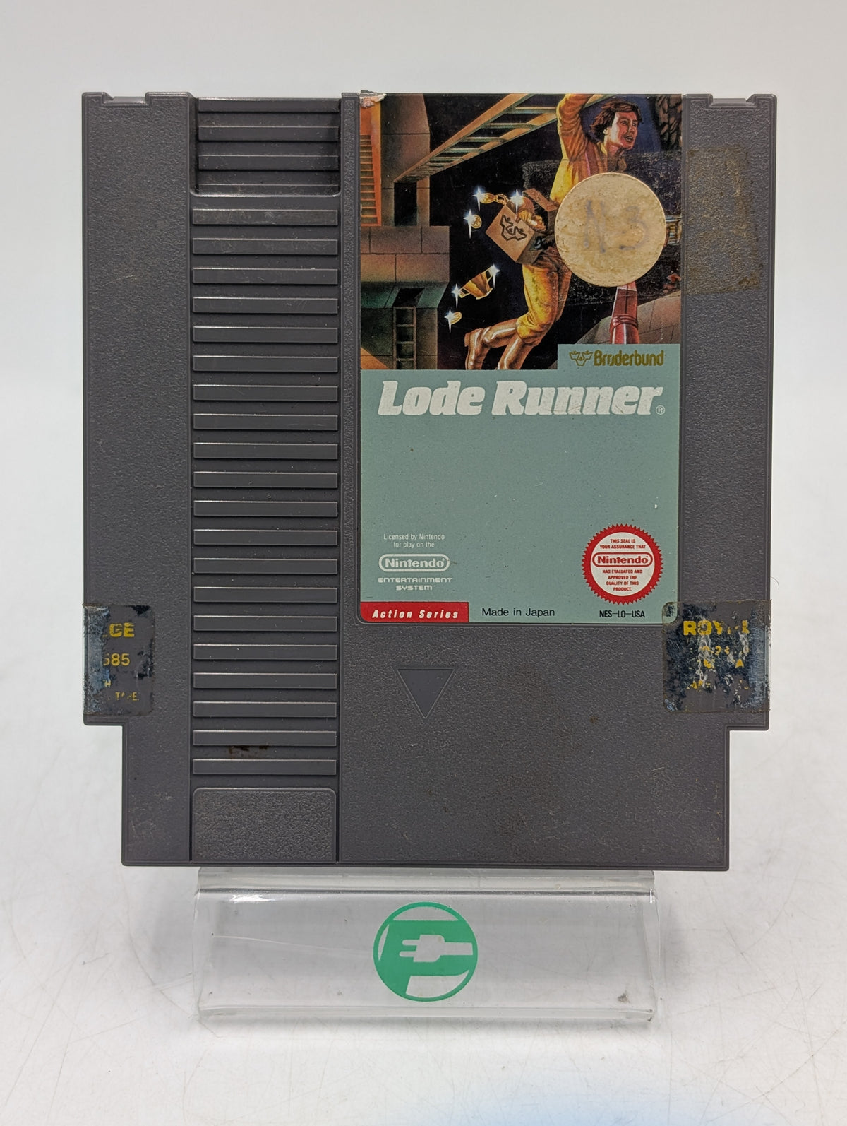 Lode Runner Nintendo NES 1987 5-Screw Video Game Cartridge NES-LO-USA