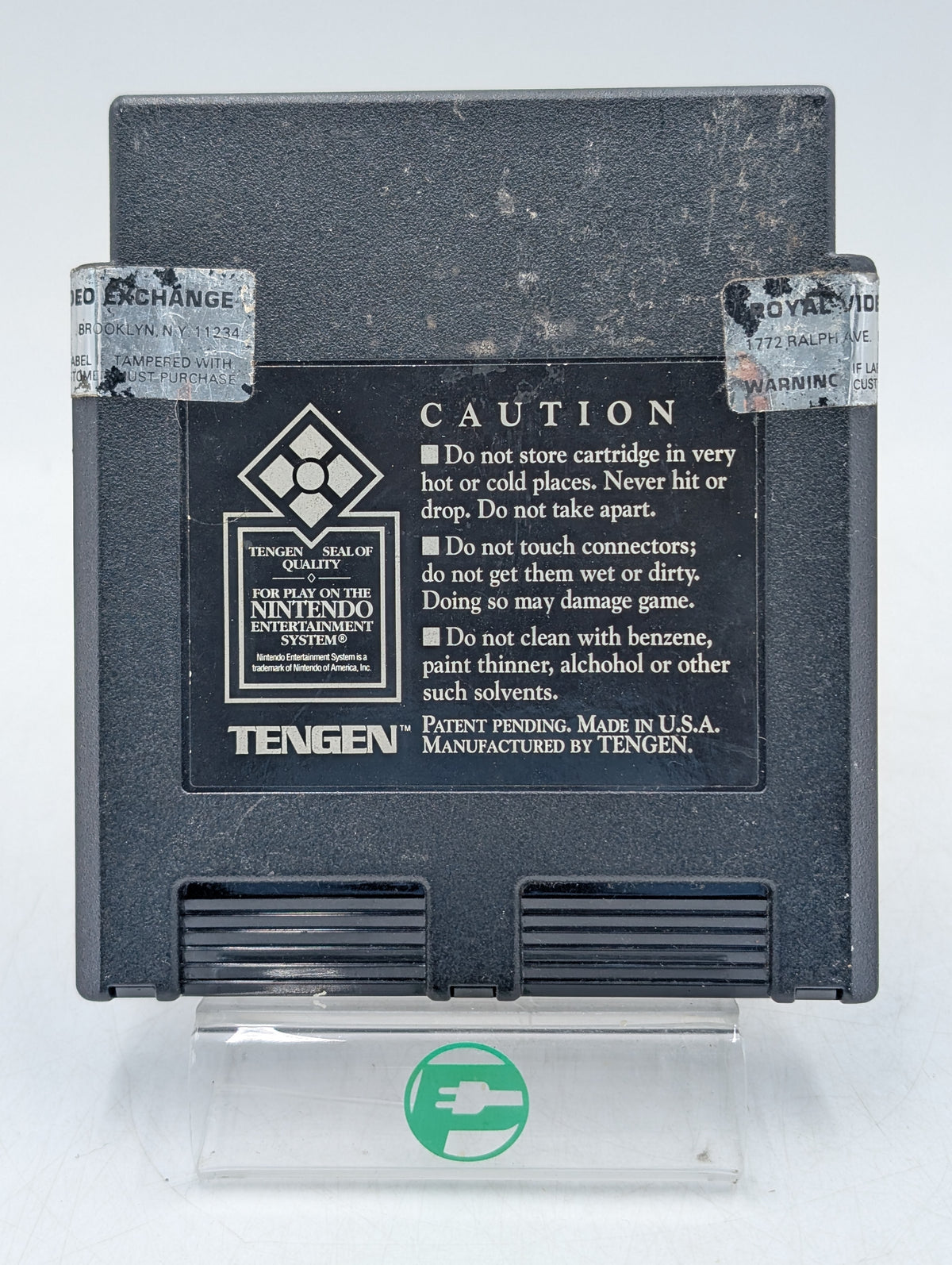 Vindicators Nintendo NES 1988 Tengen Black Video Game Cartridge