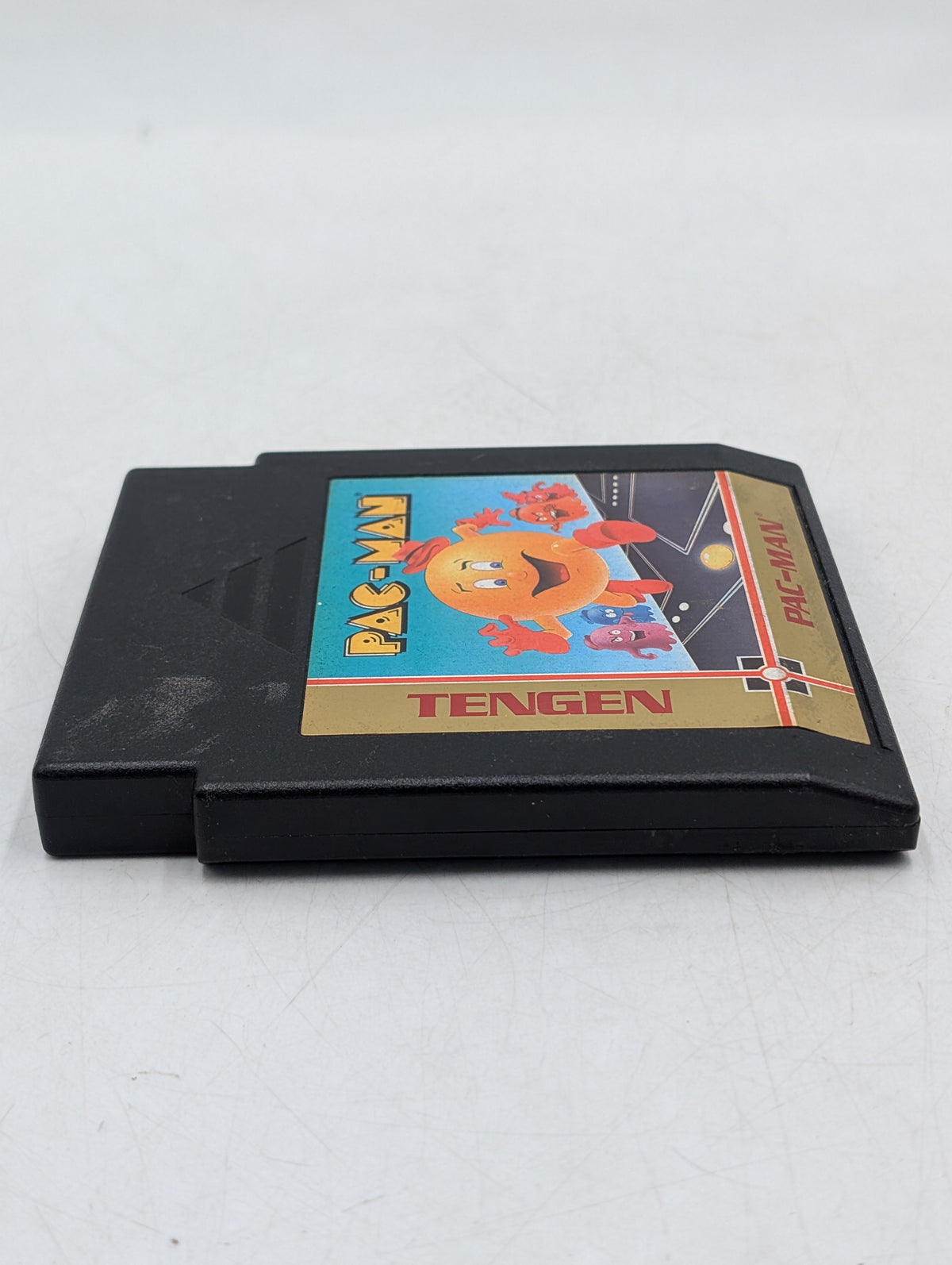 Pac-Man Nintendo NES 1990 Tengen Black Video Game Cartridge