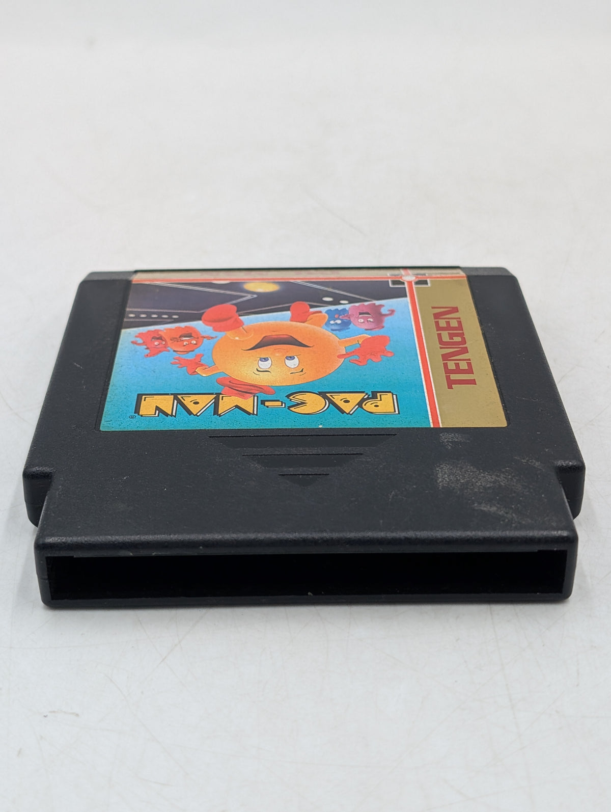 Pac-Man Nintendo NES 1990 Tengen Black Video Game Cartridge