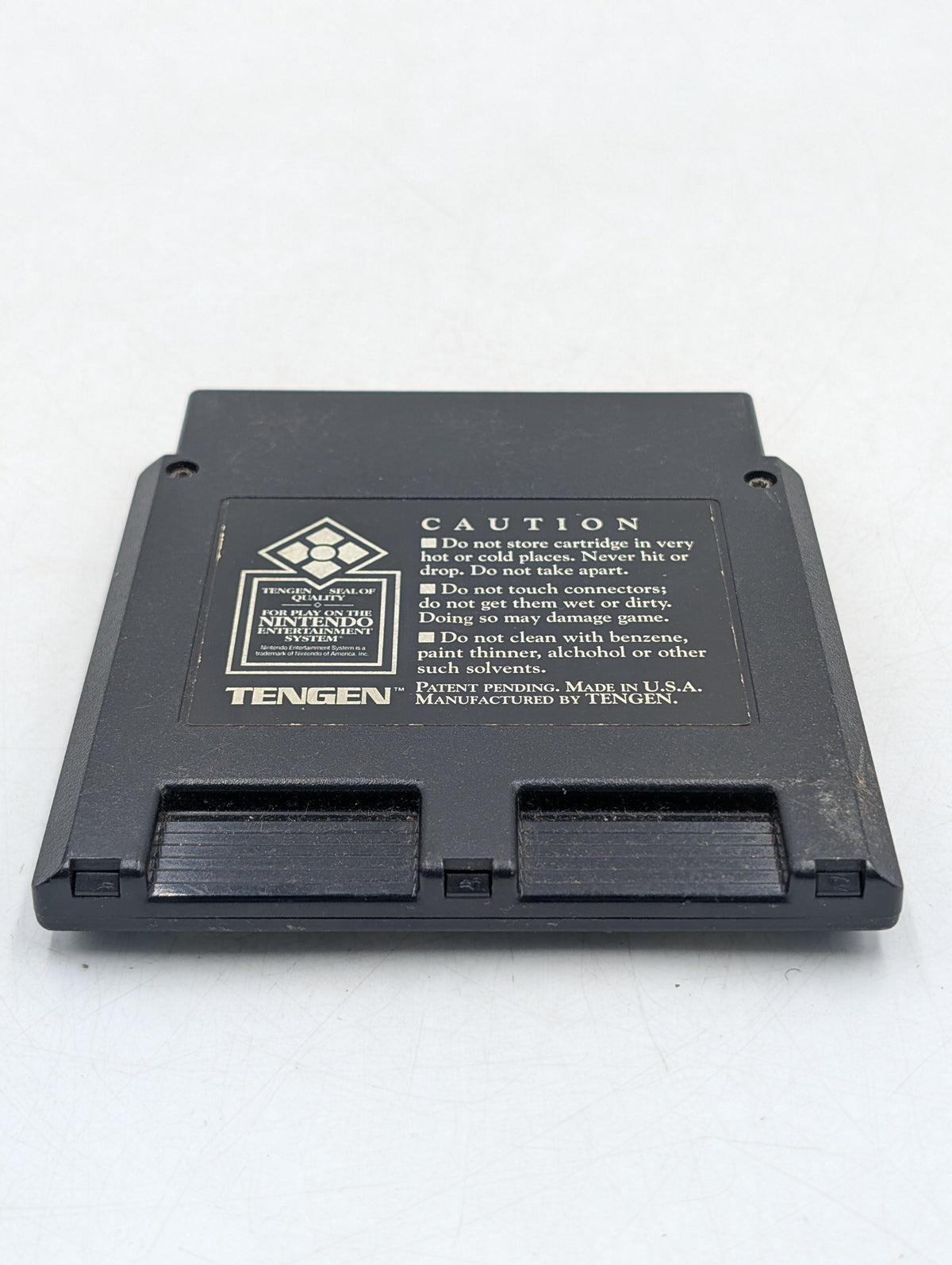 Pac-Man Nintendo NES 1990 Tengen Black Video Game Cartridge