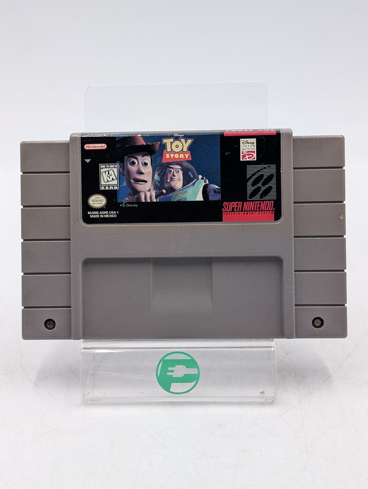 Disney's Toy Story Super Nintendo SNES 1995 Video Game Cartridge M/SNS-AQHE-USA