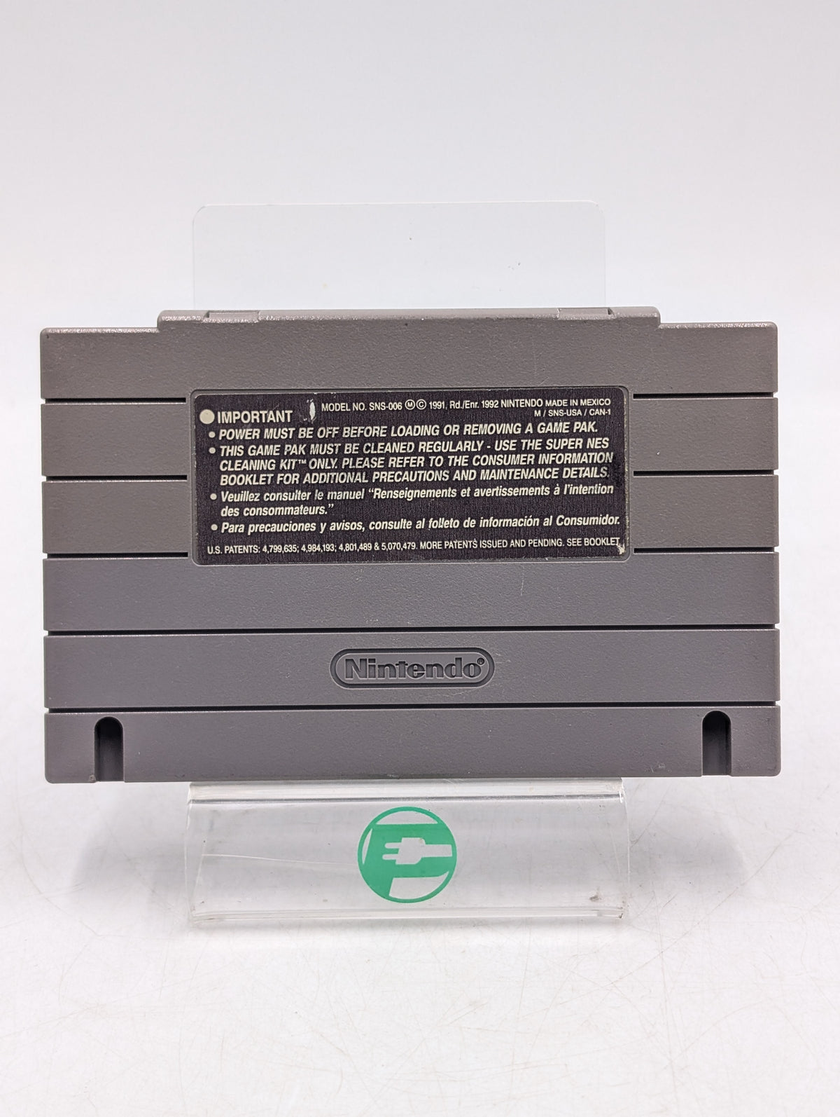 Disney's Toy Story Super Nintendo SNES 1995 Video Game Cartridge M/SNS-AQHE-USA