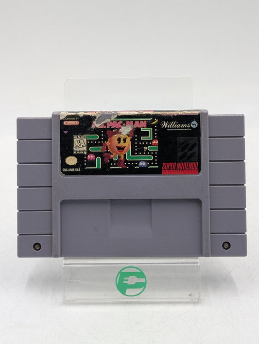 Ms. Pac-Man Super Nintendo SNES 1996 Video Game Cartridge SNS-AN8E-USA SNS-006