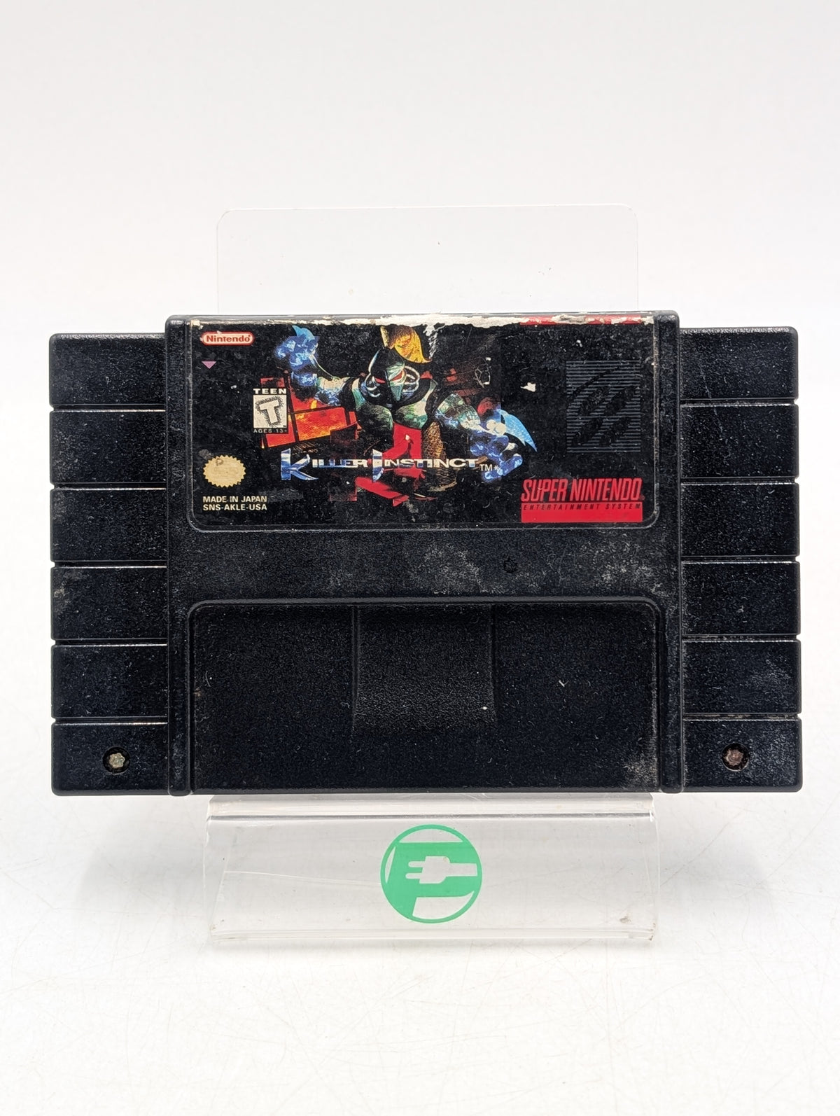 Killer Instinct Super Nintendo SNES 1995 Black Video Game Cartridge SNS-AKLE-USA