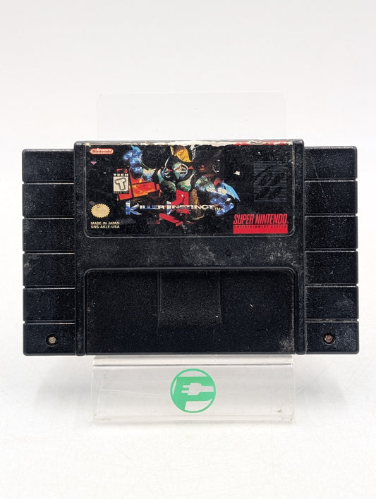 Killer Instinct Super Nintendo SNES 1995 Black Video Game Cartridge SNS-AKLE-USA