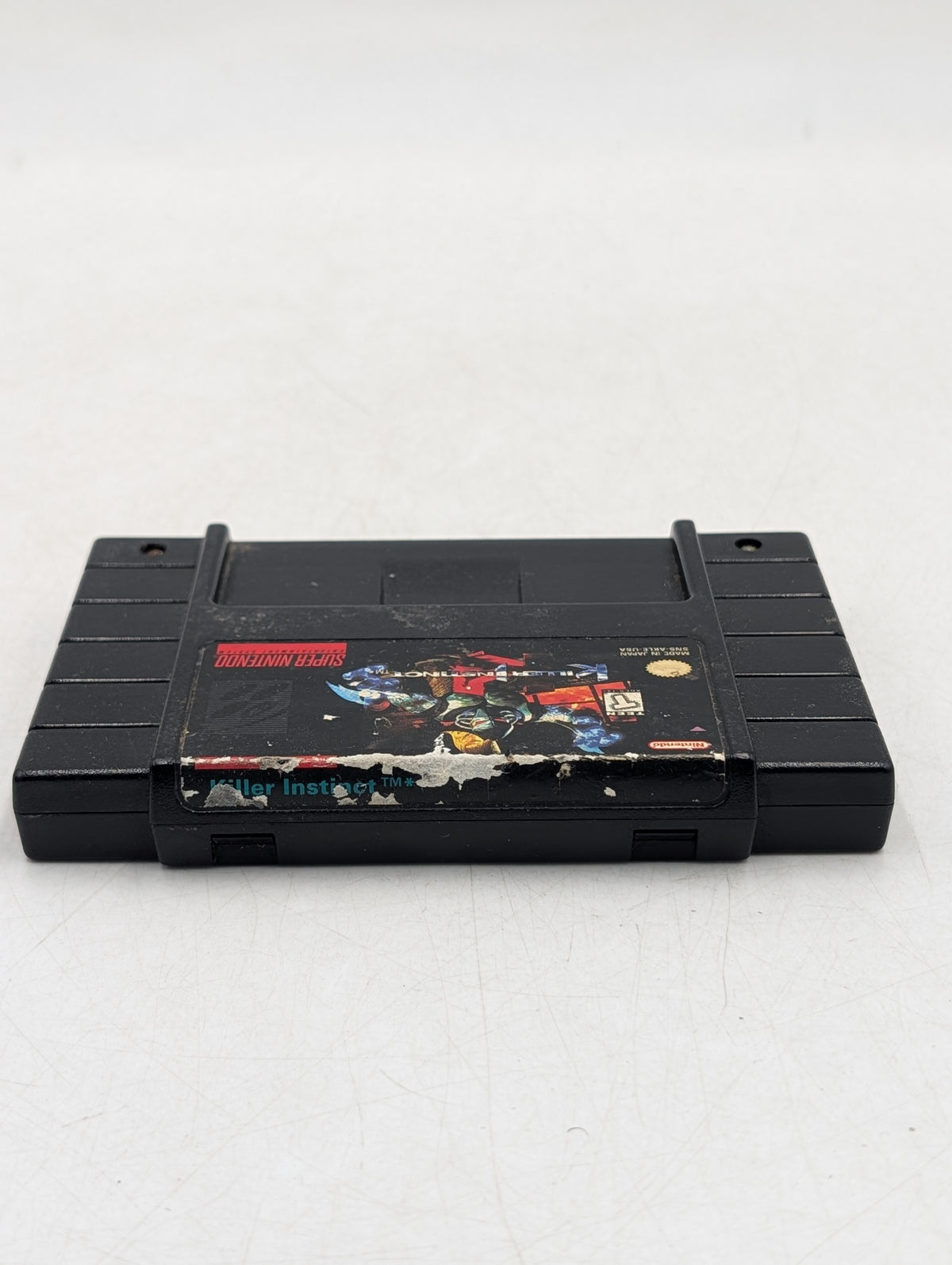 Killer Instinct Super Nintendo SNES 1995 Black Video Game Cartridge SNS-AKLE-USA