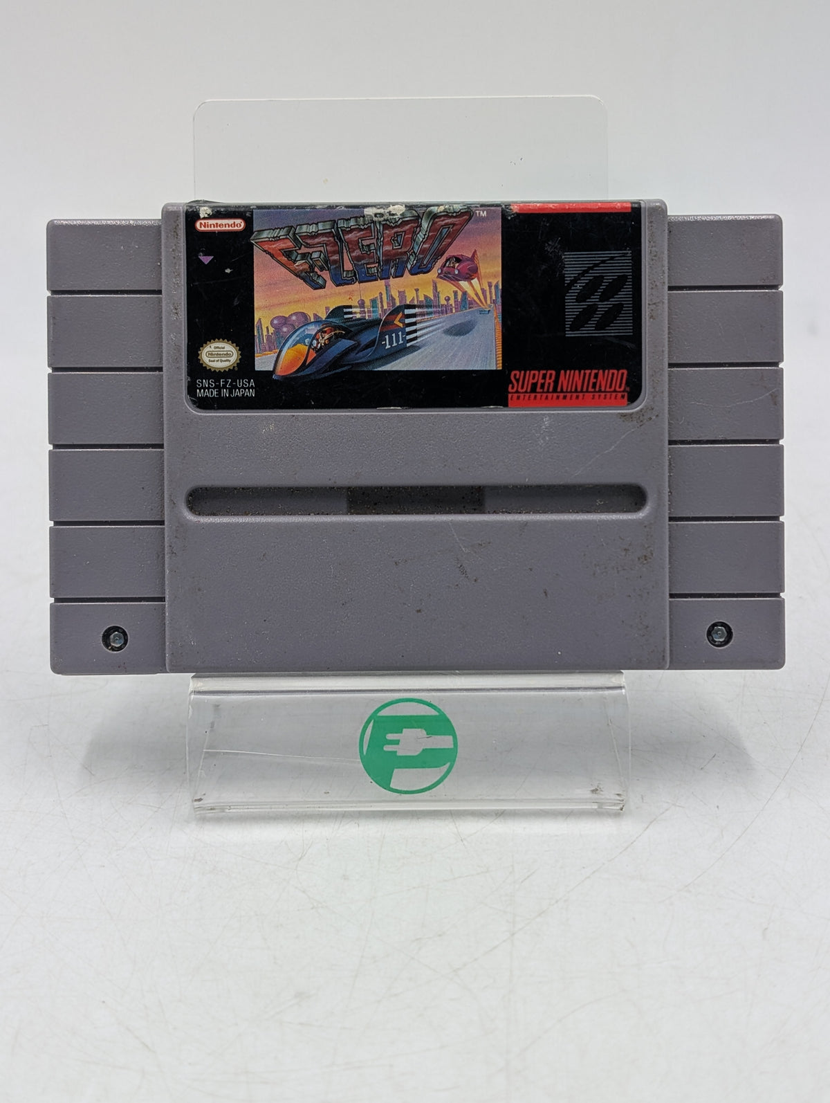 F-Zero Super Nintendo SNES 1991 Racing Video Game Cartridge SNS-006 SNS-FZ-USA