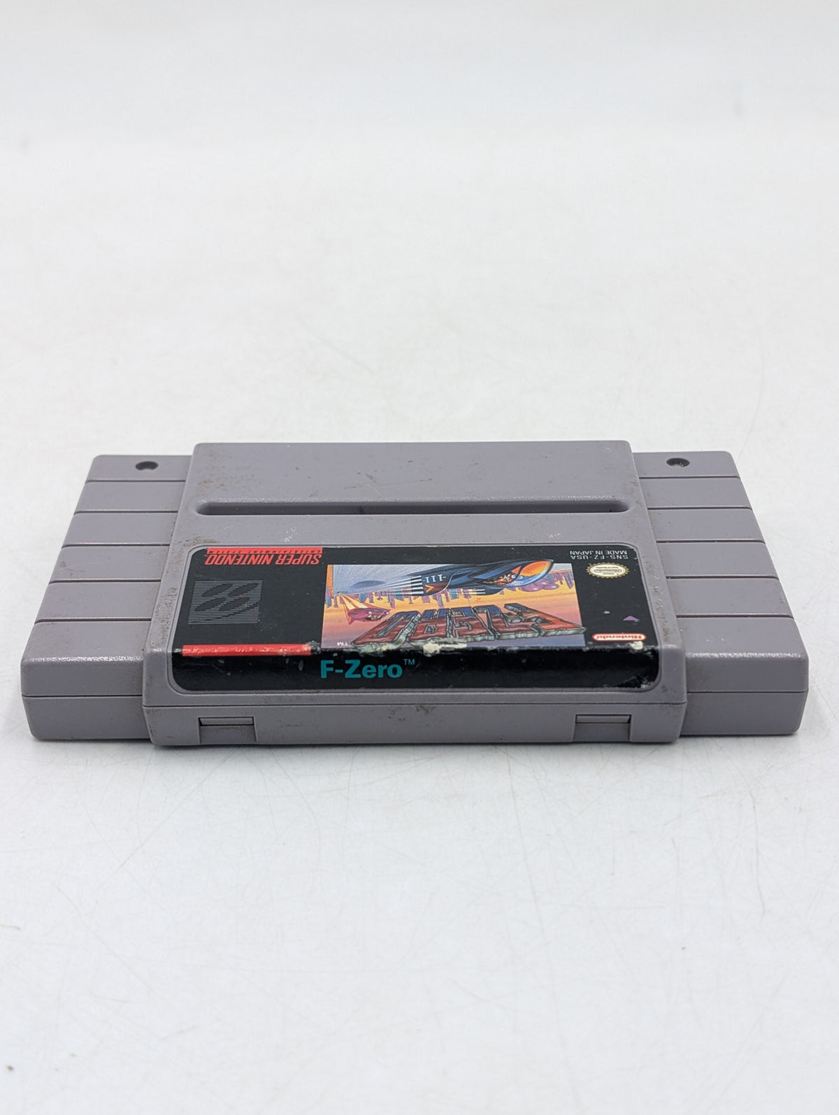 F-Zero Super Nintendo SNES 1991 Racing Video Game Cartridge SNS-006 SNS-FZ-USA