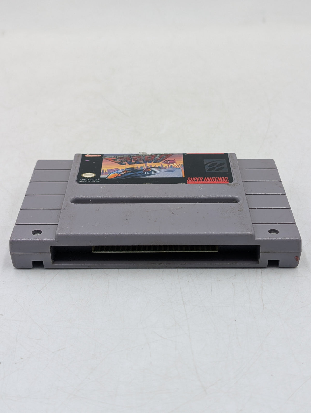 F-Zero Super Nintendo SNES 1991 Racing Video Game Cartridge SNS-006 SNS-FZ-USA