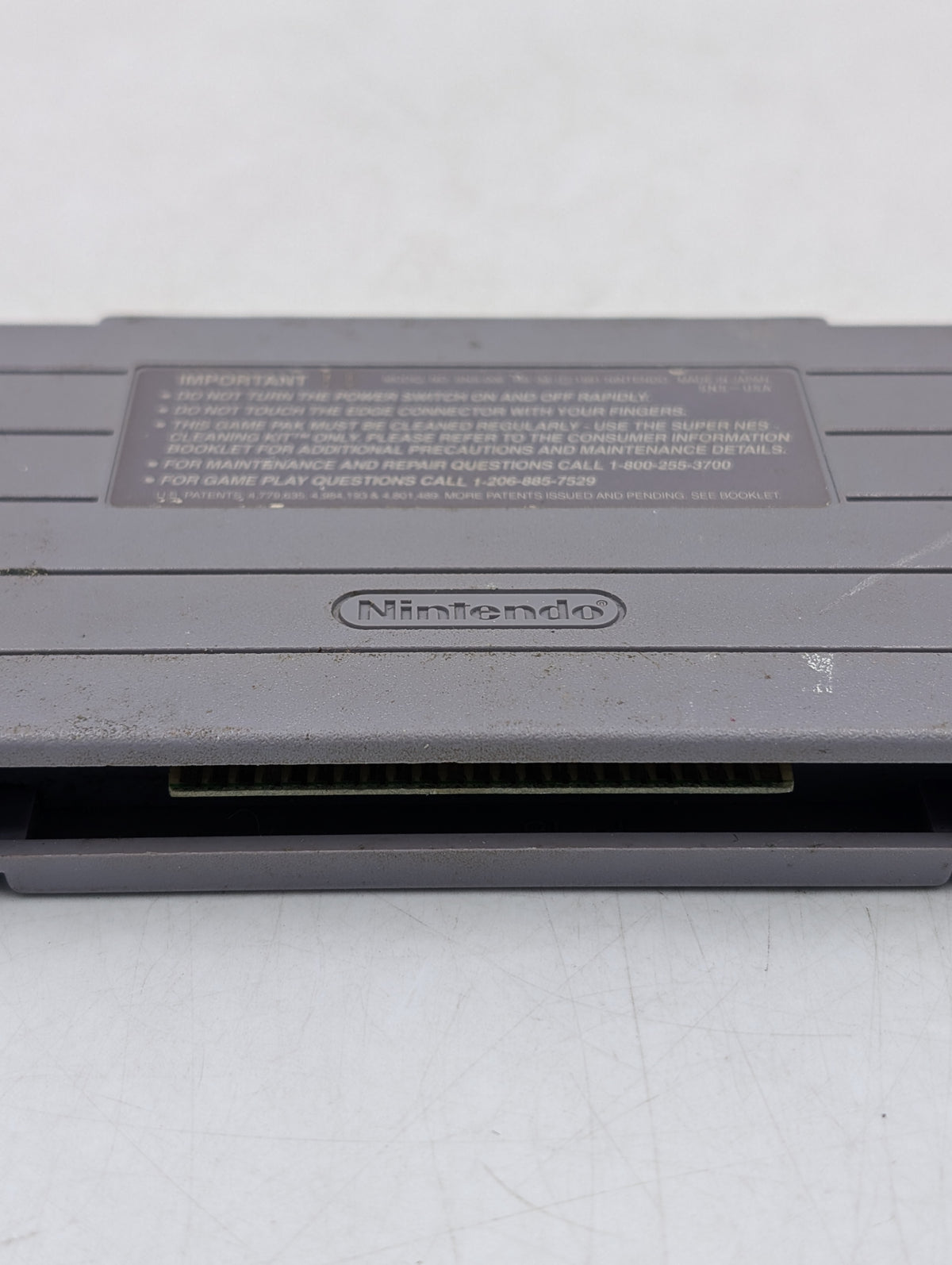 F-Zero Super Nintendo SNES 1991 Racing Video Game Cartridge SNS-006 SNS-FZ-USA