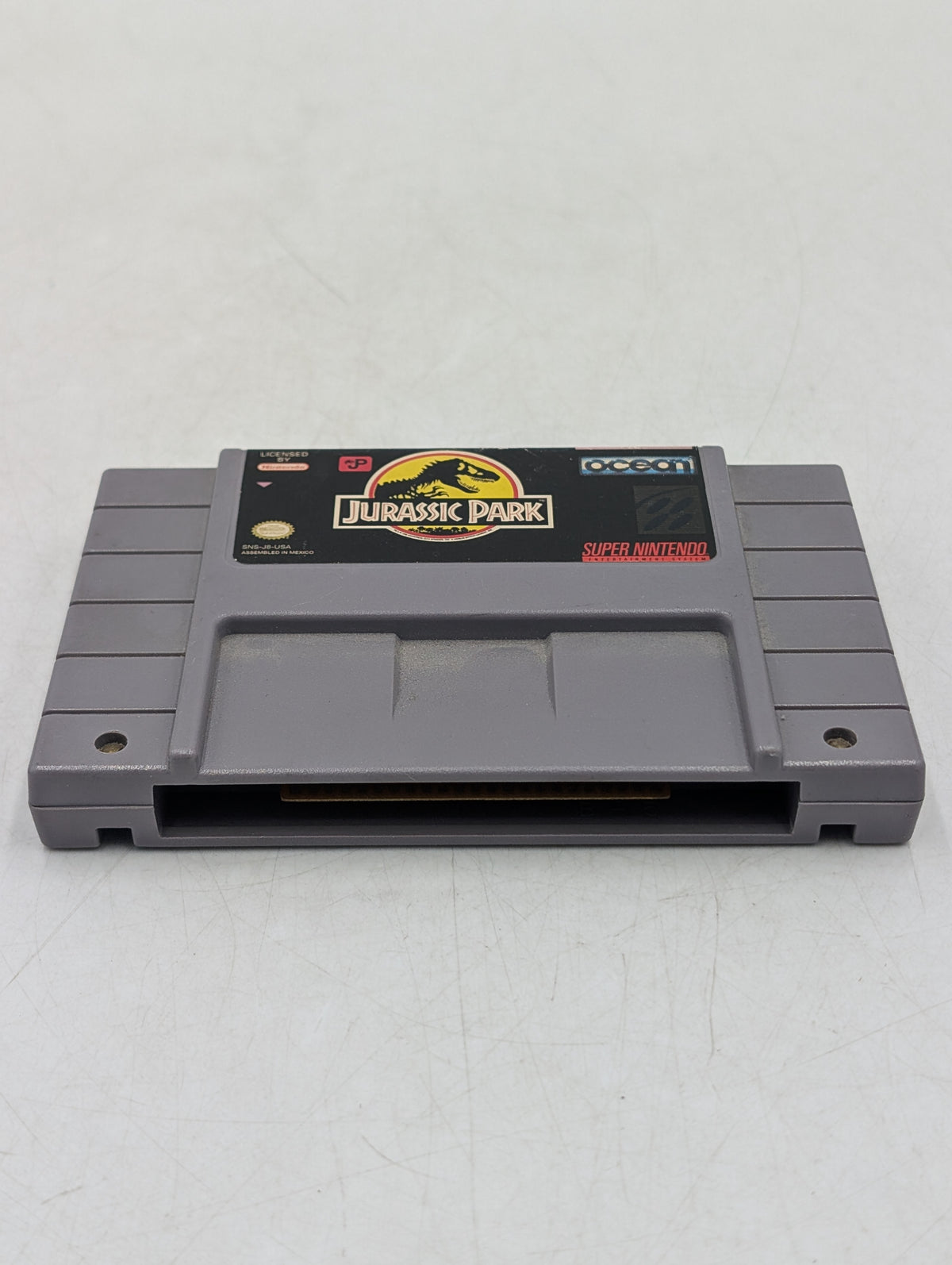 Jurassic Park Super Nintendo SNES 1993 Video Game Cartridge SNS-006 SNS-J8-USA