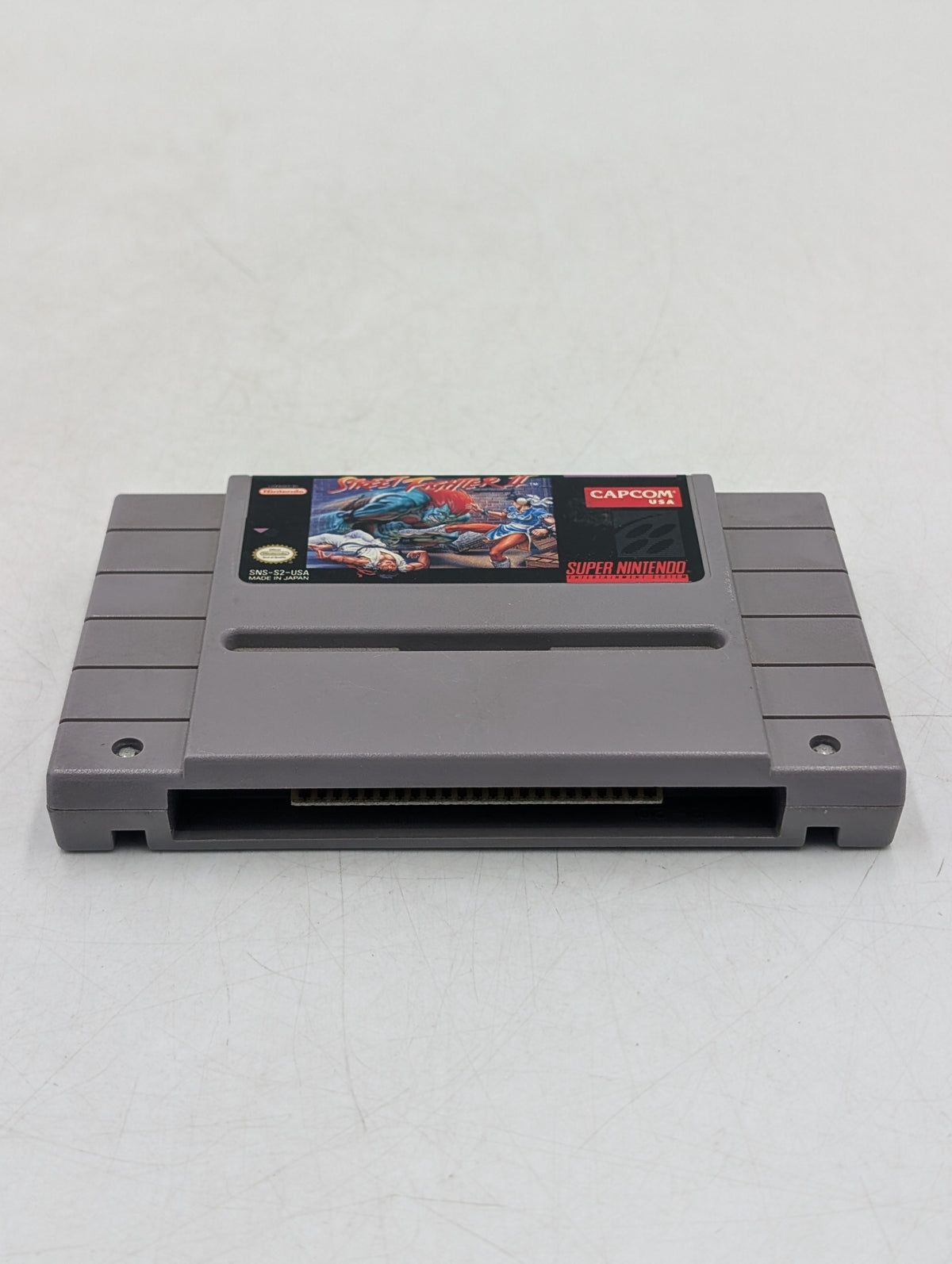 Street Fighter II The World Warrior Super Nintendo SNES 1992 Game Cartridge USA