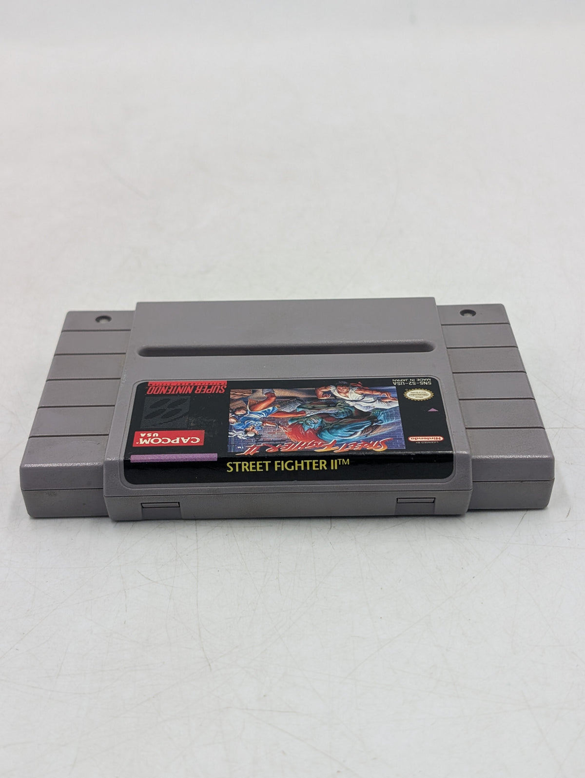 Street Fighter II The World Warrior Super Nintendo SNES 1992 Game Cartridge USA