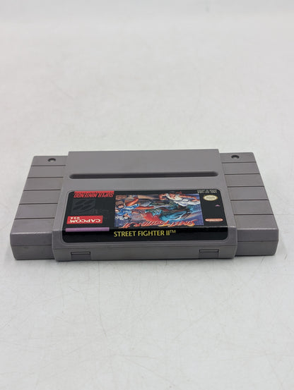 Street Fighter II The World Warrior Super Nintendo SNES 1992 Game Cartridge USA