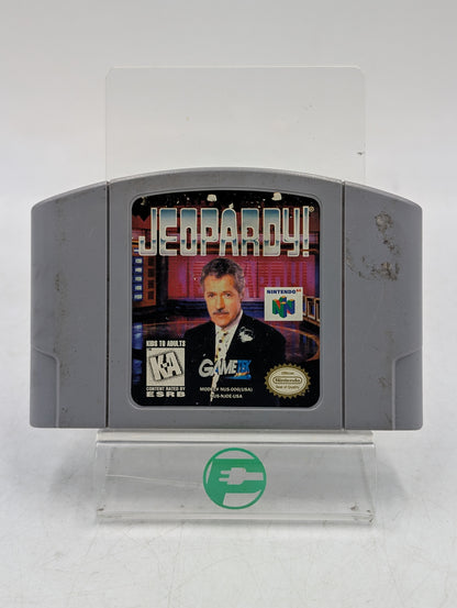 Jeopardy! Nintendo 64 N64 1998 Video Game Cartridge NUS-006 NUS-NJOE-USA Retro