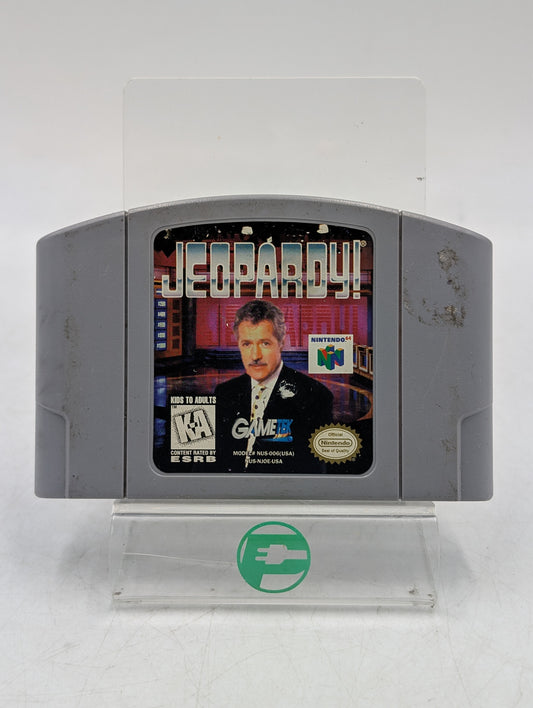 Jeopardy! Nintendo 64 N64 1998 Video Game Cartridge NUS-006 NUS-NJOE-USA Retro