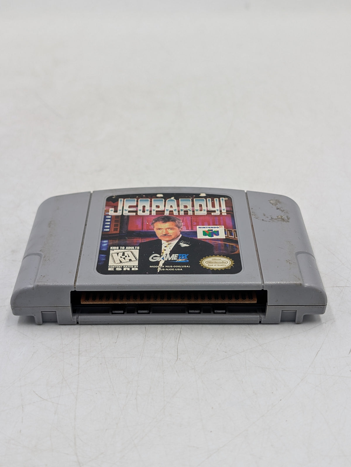 Jeopardy! Nintendo 64 N64 1998 Video Game Cartridge NUS-006 NUS-NJOE-USA Retro