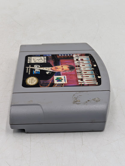 Jeopardy! Nintendo 64 N64 1998 Video Game Cartridge NUS-006 NUS-NJOE-USA Retro