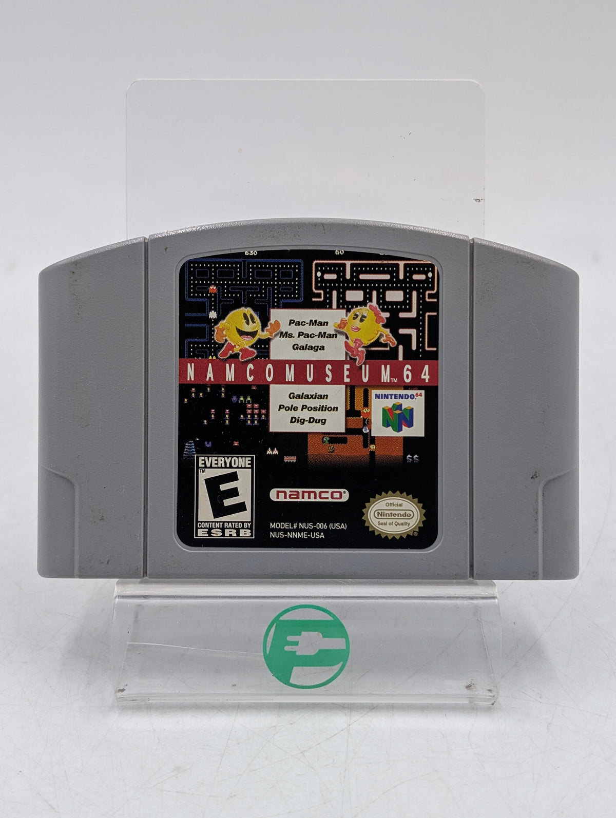 Namco Museum 64 Nintendo N64 1999 Video Game Cartridge NUS-006 NUS-NNME-US Retro